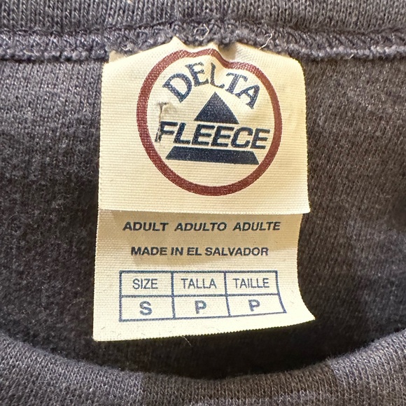 Grey OHIO cursive crewneck sweater - Picture 2 of 2